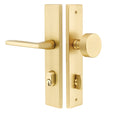 Emtek 8442 Modern Rectangular Keyed Stretto Single Cylinder 2" x 10" - Stellar Hardware and Bath 