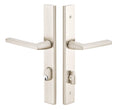 Emtek 8044 Stretto Rectangular Dummy Sideplate Entry Set with Dummy Cylinder from the Brass Modern Collection 1-1/2" x 11" - Stellar Hardware and Bath 