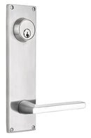 Emtek S812 Stainless Steel Keyed Style C-to-C 5-1/2" - Stellar Hardware and Bath 