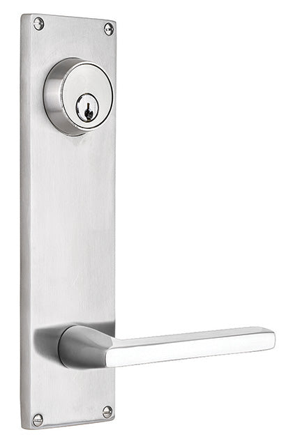 Emtek S812 Stainless Steel Keyed Style C-to-C 5-1/2" - Stellar Hardware and Bath 