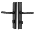 Emtek 5042 Sandcast Bronze Rectangular Style Stretto Keyed  2" x 10" - Stellar Hardware and Bath 