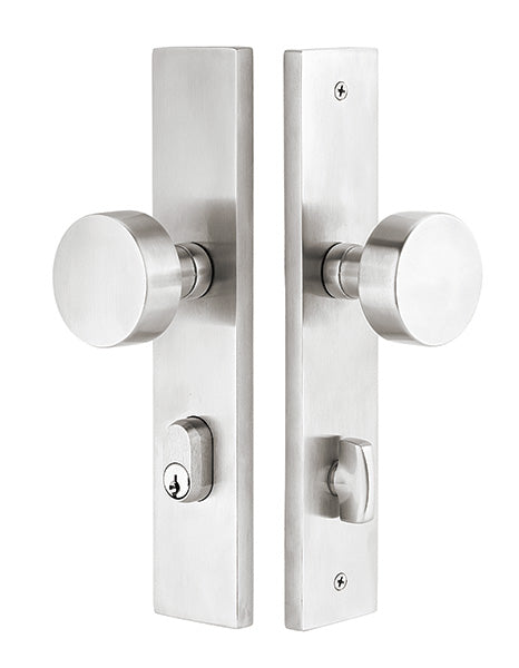 Emtek 9042 Stainless Steel Stretto Keyed 2" x 10" - Stellar Hardware and Bath 