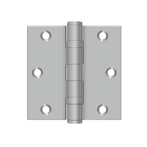Deltana SS35 Stainless Steel Hinge - 3 1/2'' x 3 1/2'' - Stellar Hardware and Bath 