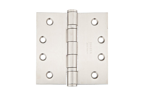 Emtek 9842332D Square Corner Heavy Duty Ball Bearing Stainless Steel Hinges 4'' x 4'' - Stellar Hardware and Bath 