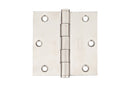 Emtek 9821332D Square Corner Heavy Duty Stainless Steel Hinges 3 1/2'' x 3 1/2'' - Stellar Hardware and Bath 