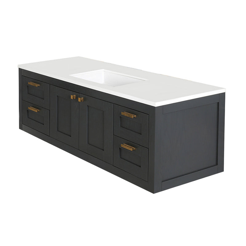 Lacava STL-W-60B -84 STILE Gloss Taupe - Stellar Hardware and Bath 