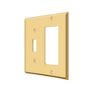 Deltana SWP4752 Double Outlet Switch Plate - 4 1/2'' x 2 3/4'' - Stellar Hardware and Bath 