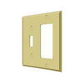 Deltana SWP4743 Single Standard & Rocker Switch Plate - 4 1/2'' x 4 1/2'' - Stellar Hardware and Bath 