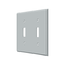 Deltana SWP4761 Double Standard Switch Plate - 4 1/2'' x 4 1/2'' - Stellar Hardware and Bath 