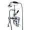 Lefroy Brooks BL-8823/WM Classic Black Thermostatic Bath/Shower Mixer with Tub Faucet and Handshower - Stellar Hardware and Bath 