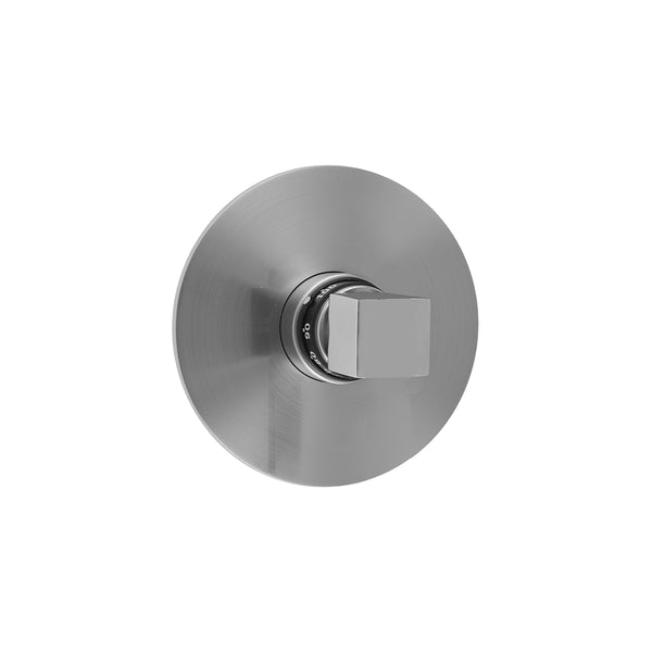 Round Plate with CUBIX® Cube Trim for Thermostatic Valves (J-TH34 & J-TH12) - Stellar Hardware and Bath 
