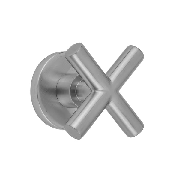 Contempo Slim Cross with Round Escutcheon Trim for Exacto Volume Controls and Diverters (J-VC34 / J-VC12 / J-20682 / J-20686 / J-20688 / J-20687 / J-20689) - Stellar Hardware and Bath 