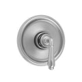 Round Step Plate With Smooth Lever Trim For Thermostatic Valves (J-TH34 & J-TH12) - Stellar Hardware and Bath 