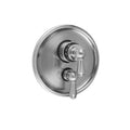 Round Step Plate with Regency Peg Thermostatic Valve and Regency Peg Volume Control Trim for 1/2" Thermostatic Valve with Integral Volume Control (J-THVC12) - Stellar Hardware and Bath 