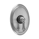 Oval Plate With Ball Lever Trim For Thermostatic Valves (J-TH34 & J-TH12) - Stellar Hardware and Bath 