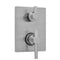 Rectangle Plate with Contempo Peg Lever Thermostatic Valve with Contempo Short Peg Built-in 2-Way Or 3-Way Diverter/Volume Controls (J-TH34-686 / J-TH34-687 / J-TH34-688 / J-TH34-689) - Stellar Hardware and Bath 