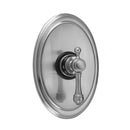 Oval Plate With Majesty Lever Trim For Thermostatic Valves (J-TH34 & J-TH12) - Stellar Hardware and Bath 