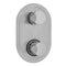 Oval Plate with Thumb Thermostatic Valve with Thumb Built-in 2-Way Or 3-Way Diverter/Volume Controls (J-TH34-686 / J-TH34-687 / J-TH34-688 / J-TH34-689) - Stellar Hardware and Bath 