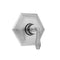 Hex Plate with Smooth Lever Trim for Thermostatic Valves (J-TH34 & J-TH12) - Stellar Hardware and Bath 