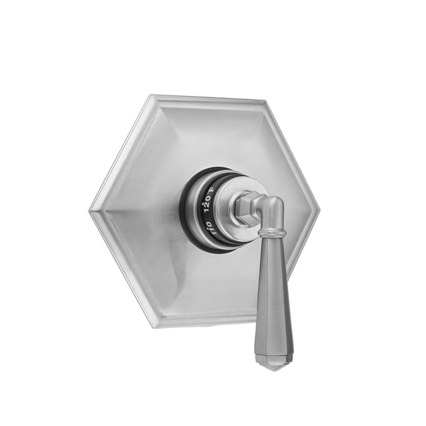 Hex Plate with Hex Lever Trim for Thermostatic Valves (J-TH34 & J-TH12) - Stellar Hardware and Bath 