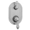 Oval Plate with Regency Thermostatic Valve with Regency Peg Lever Built-in 2-Way Or 3-Way Diverter/Volume Controls (J-TH34-686 / J-TH34-687 / J-TH34-688 / J-TH34-689) - Stellar Hardware and Bath 