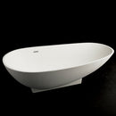 Lacava TUB04-001M Ovale Matte White - Stellar Hardware and Bath 