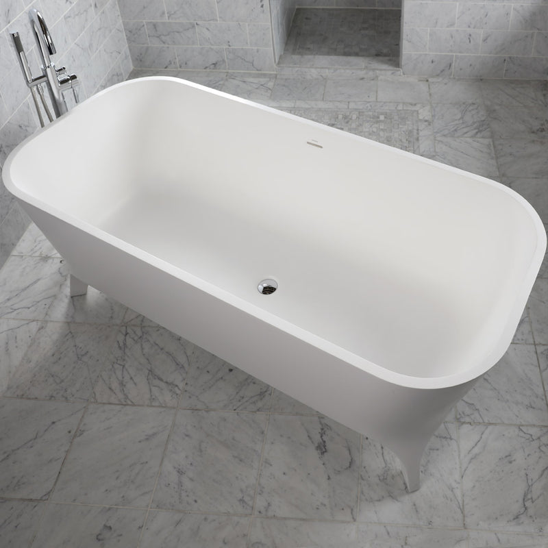 Lacava TUB12-001M Giulia Matte White - Stellar Hardware and Bath 