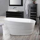 Lacava TUB18-001 La Scala White - Stellar Hardware and Bath 