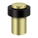 Deltana UFB7500 Round Universal Floor Bumper 3", Solid Brass - Stellar Hardware and Bath 