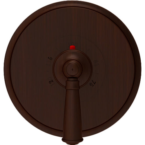 Chesterfield - 3-1033TR 1/2" Round Thermostatic Trim Plate with Handle - Stellar Hardware and Bath 