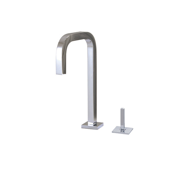 Aqua Brass X7612 2-piece lavatory faucet with side joystick - Stellar Hardware and Bath 