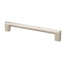Topex PULL FLAT EDGE 192MM..STAINLESS STEEL LOOK - Stellar Hardware and Bath 