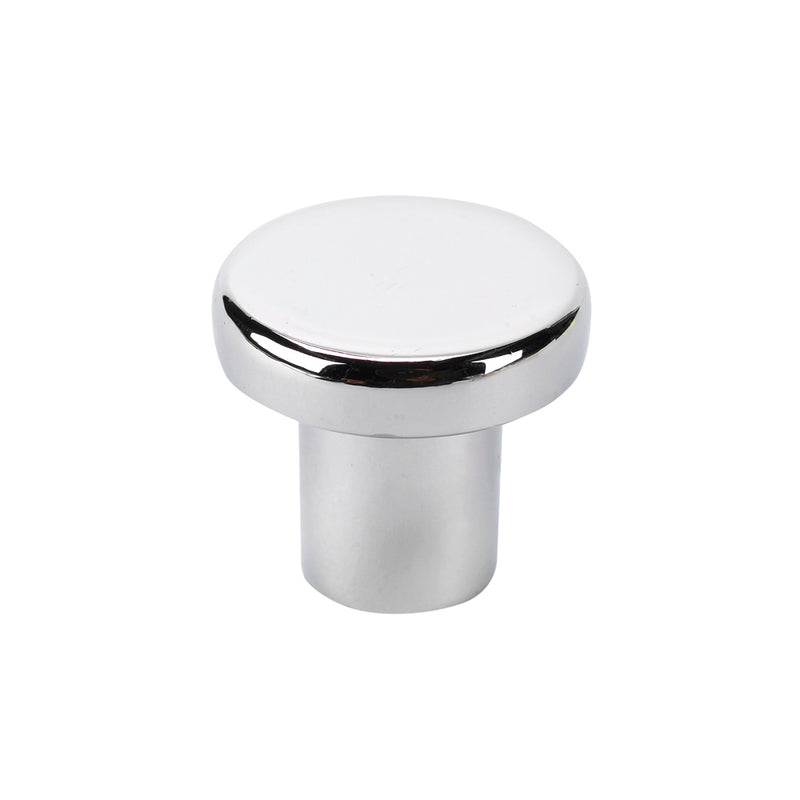 Topex FLAT CIRCULAR KNOB, BRUSHED OIL RUBBED BRONZE, 28MM OVERALL - Stellar Hardware and Bath 