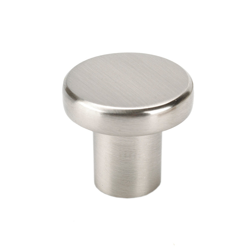 Topex FLAT CIRCULAR KNOB, BRUSHED OIL RUBBED BRONZE, 28MM OVERALL - Stellar Hardware and Bath 