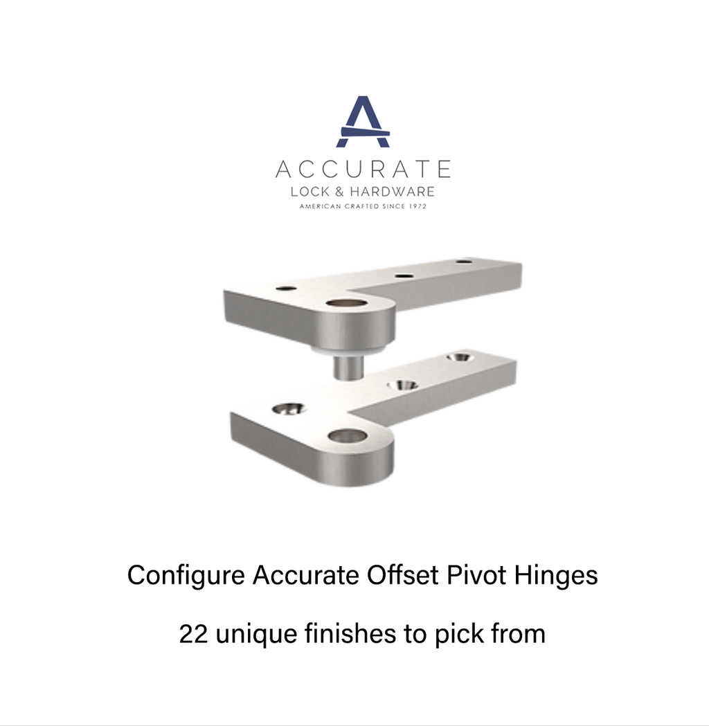 Accurate Lock Offset Pivot Hinges Customize