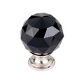 Top Knobs  Crystal Knob 1 3/8 Inch  Base - Stellar Hardware and Bath 