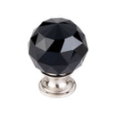 Top Knobs  Crystal Knob 1 3/8 Inch  Base - Stellar Hardware and Bath 