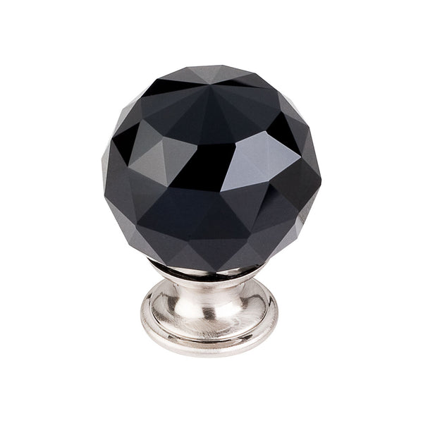 Top Knobs  Crystal Knob 1 3/8 Inch  Base - Stellar Hardware and Bath 