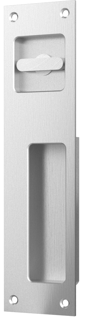 Accurate Lock FE9006T9" Rectangular Flush Pull with T-Trim - Stellar Hardware and Bath 