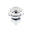 Top Knobs Clear Octagon Crystal Knob 1 3/8 Inch  Base - Stellar Hardware and Bath 