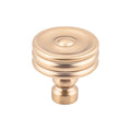 Top Knobs Brixton Ridged Knob 1 1/4 Inch - Stellar Hardware and Bath 