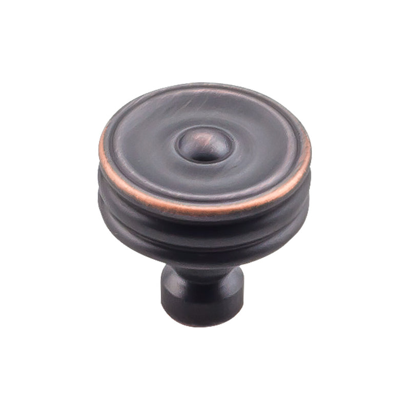 Top Knobs Brixton Ridged Knob 1 1/4 Inch - Stellar Hardware and Bath 