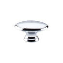 Top Knobs Flat Oval Knob 1 1/2 Inch - Stellar Hardware and Bath 