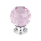 Top Knobs Pink Crystal Knob 1 3/8 Inch  Base - Stellar Hardware and Bath 