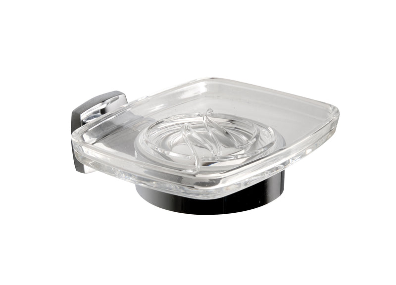 Valsan Denver Chrome Soap Dish Holder - Stellar Hardware and Bath 
