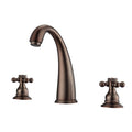 Barclay Maddox Widespread Lavatory Faucet with Button Cross Handles LFW106