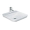 Barclay Variant Square Drop-In Basin with Faucet Hole 5