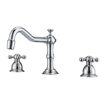 Barclay Roma Widespread Lavatory Faucet  with Metal Cross Handles LFW102