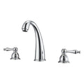 Barclay Maddox Widespread Lavatory Faucet with Metal Lever Handles LFW106