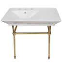 Barclay Opulence Small Console with Brass Stand for "Him" 962WH